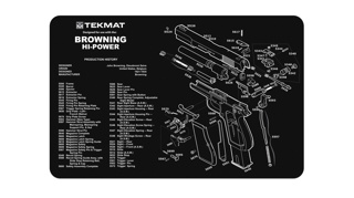 TEKMAT Browning Hi Power Gun Cleaning Mat 28x43cm