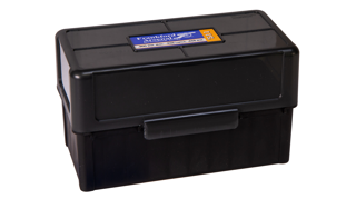 FRANKFORD ARSENAL Hinge-Top Ammo Box # 511Belted Magnum (50 rds) Black